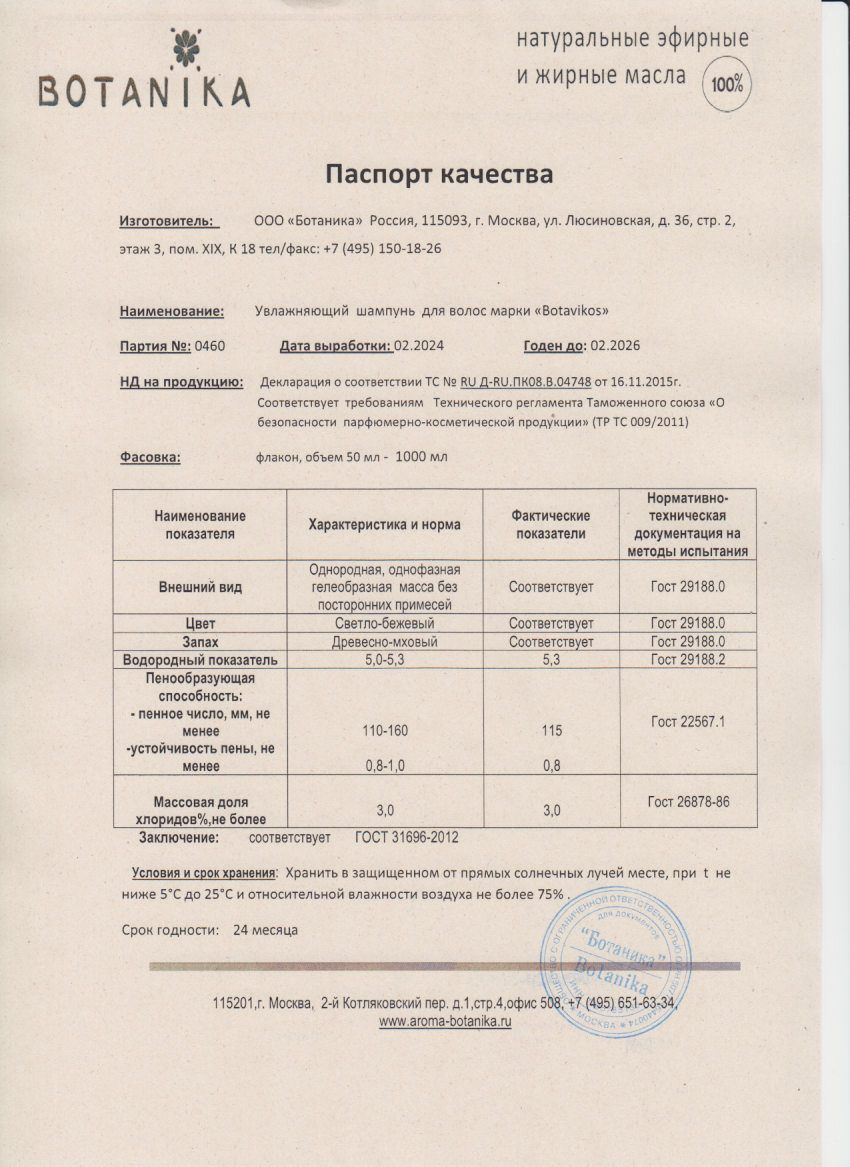 Паспорт №022024
